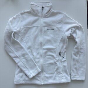 NEW Columbia White Fleece Jacket